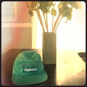 supreme blue suede hat